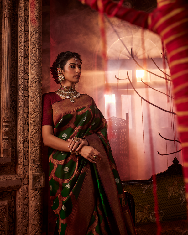 Green Kanchivaram Silk Saree