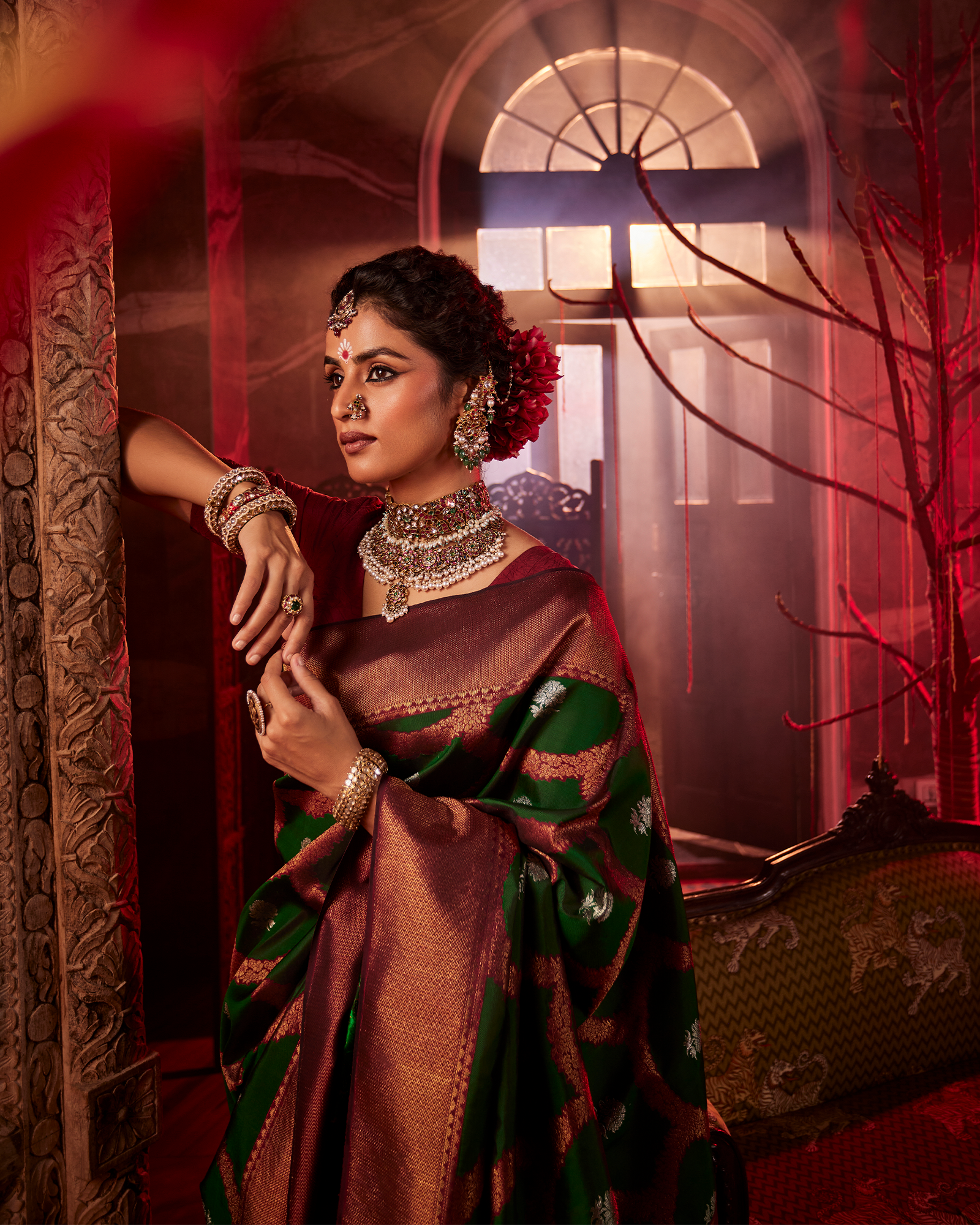 Green Kanchivaram Silk Saree