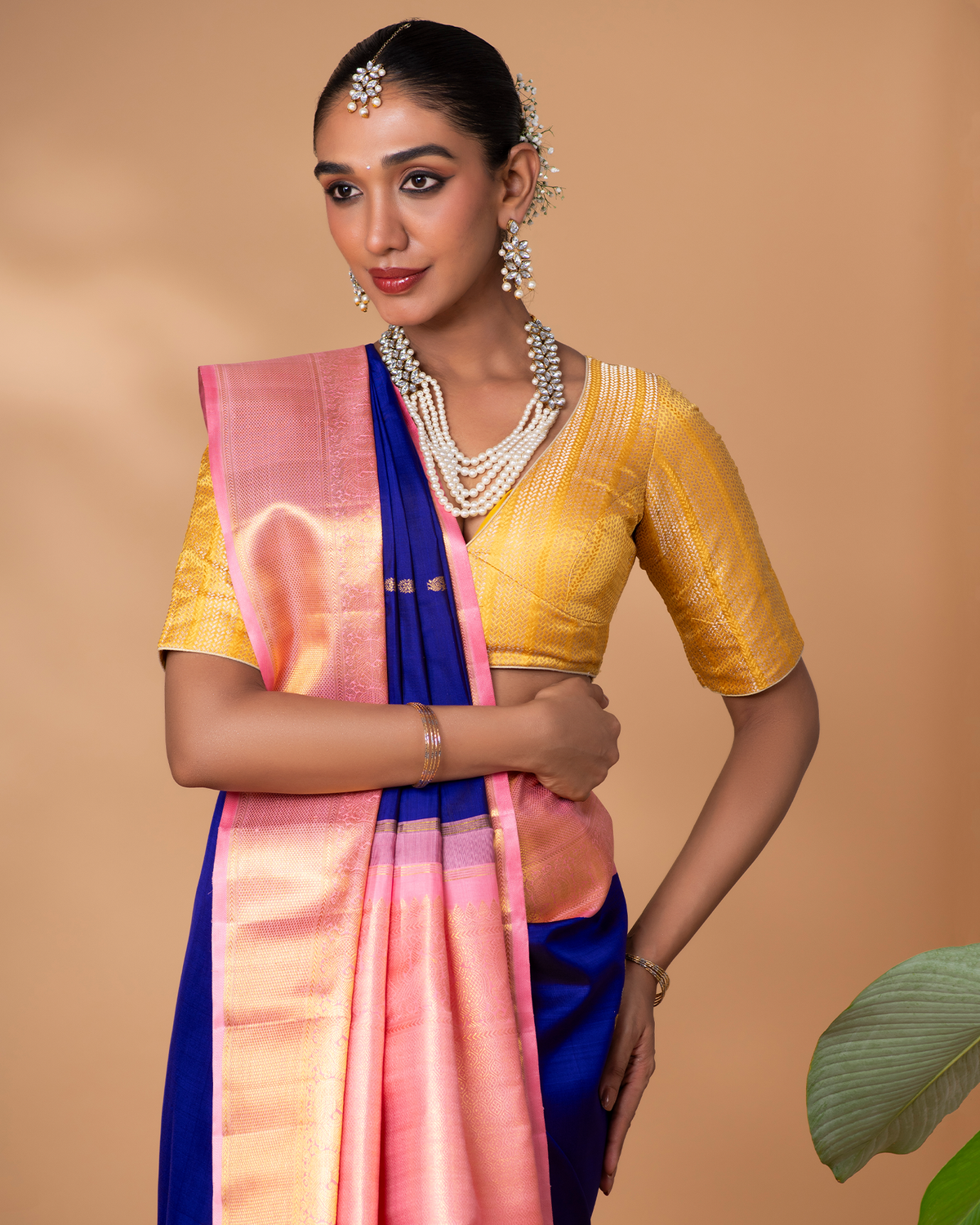 Blue Kanchivaram Silk Saree