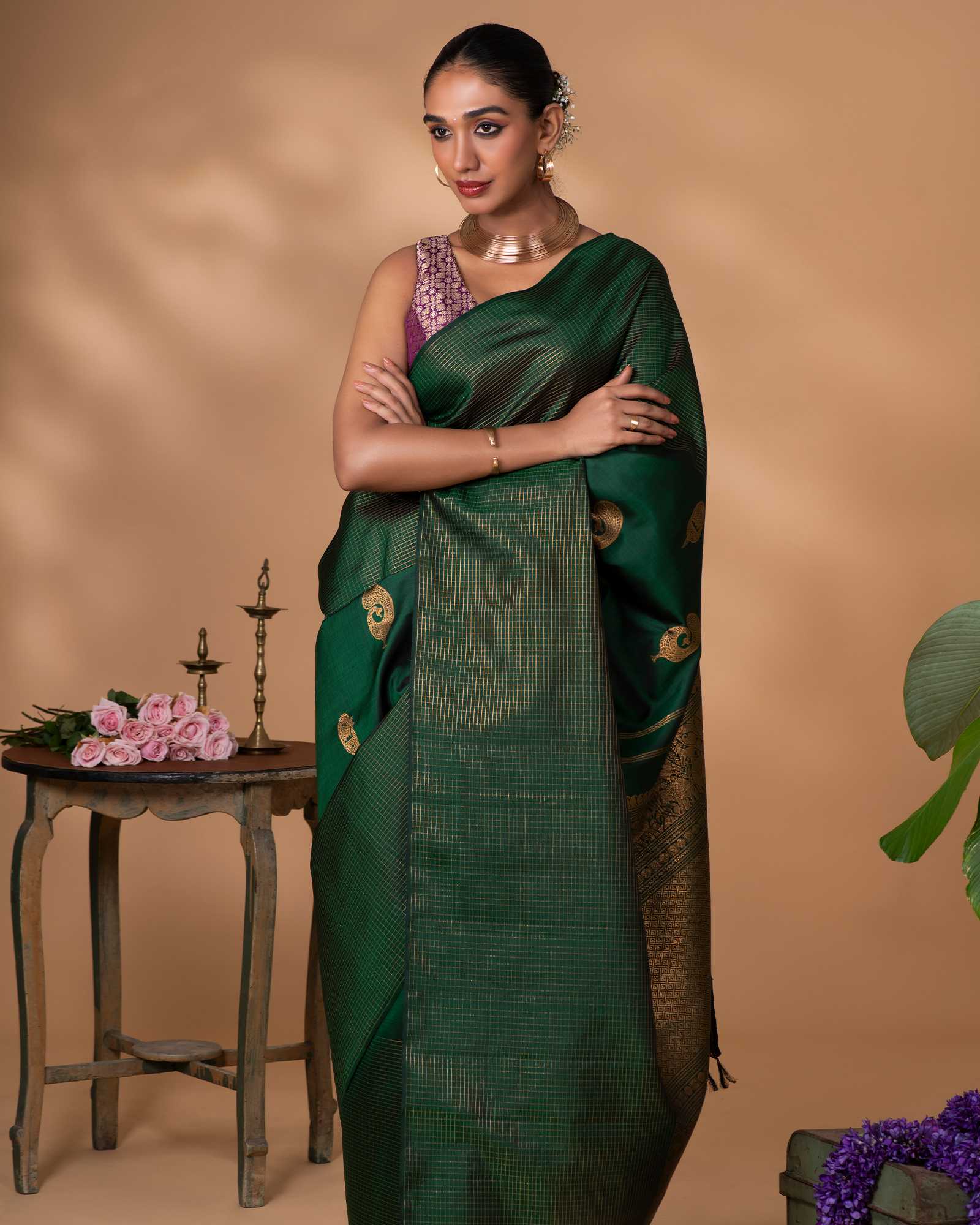 Green Kanchivaram Silk Saree