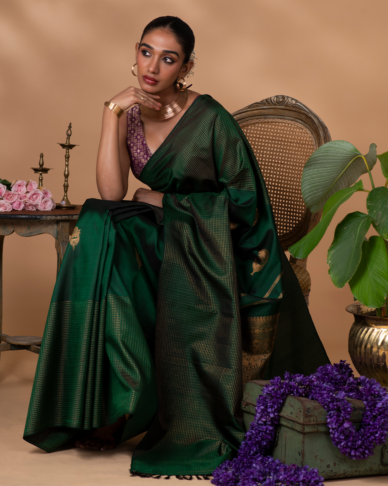 Green Kanchivaram Silk Saree