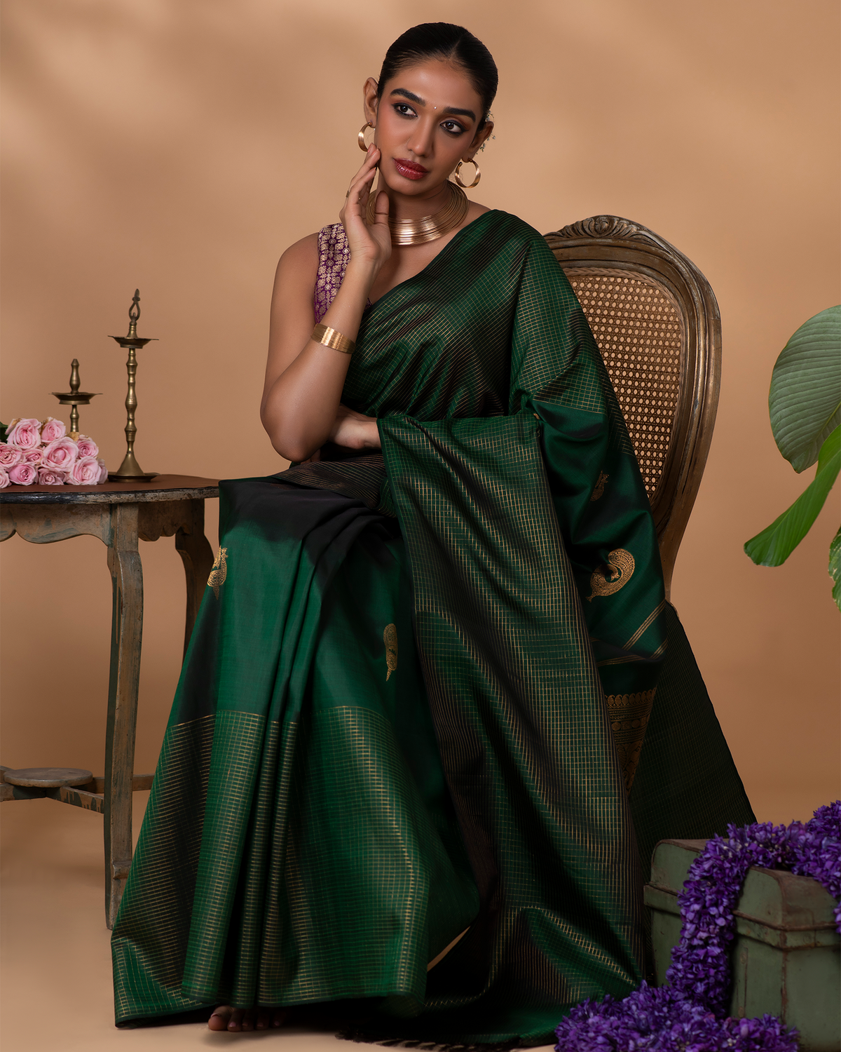 Green Kanchivaram Silk Saree
