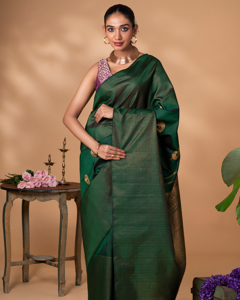Green Kanchivaram Silk Saree
