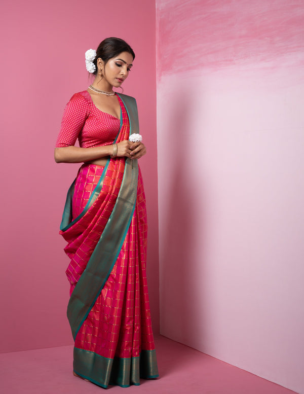 blended georgette saree