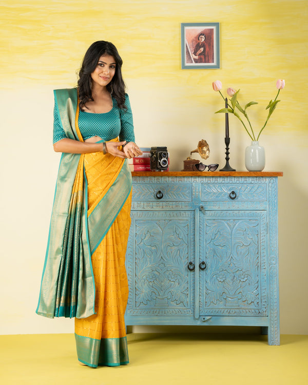 blended georgette saree