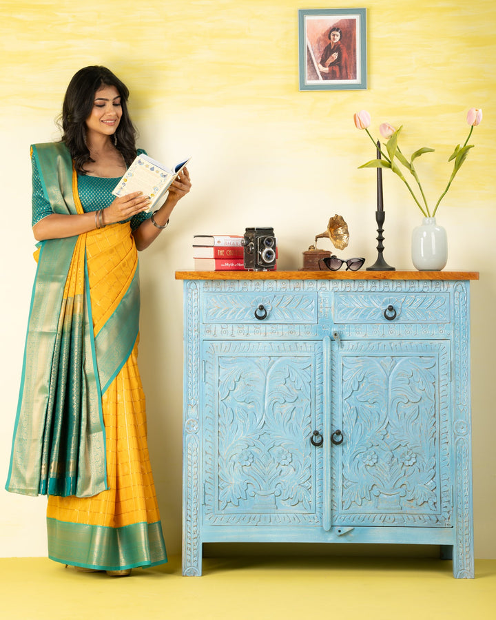 blended georgette saree