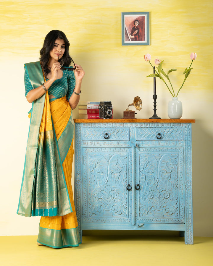 blended georgette saree