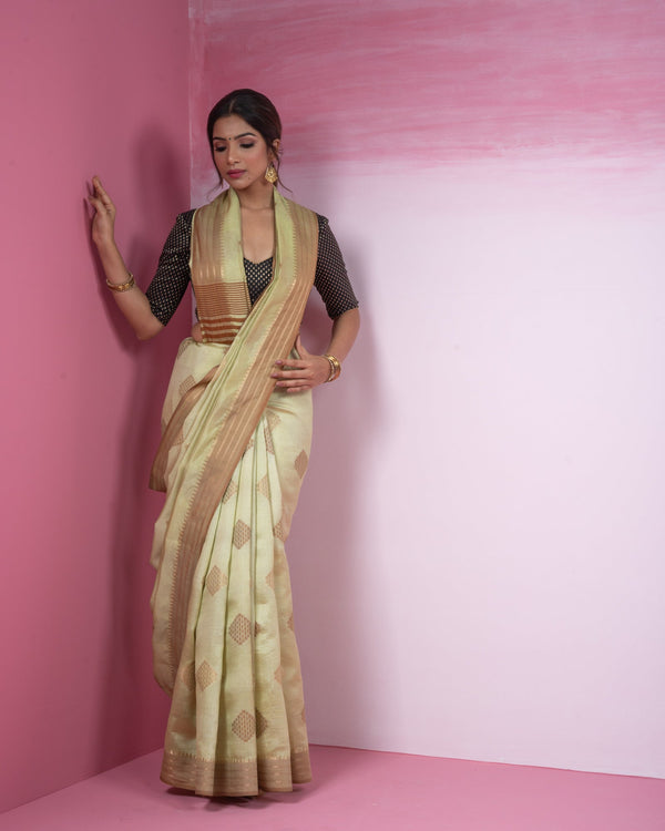 blended georgette saree