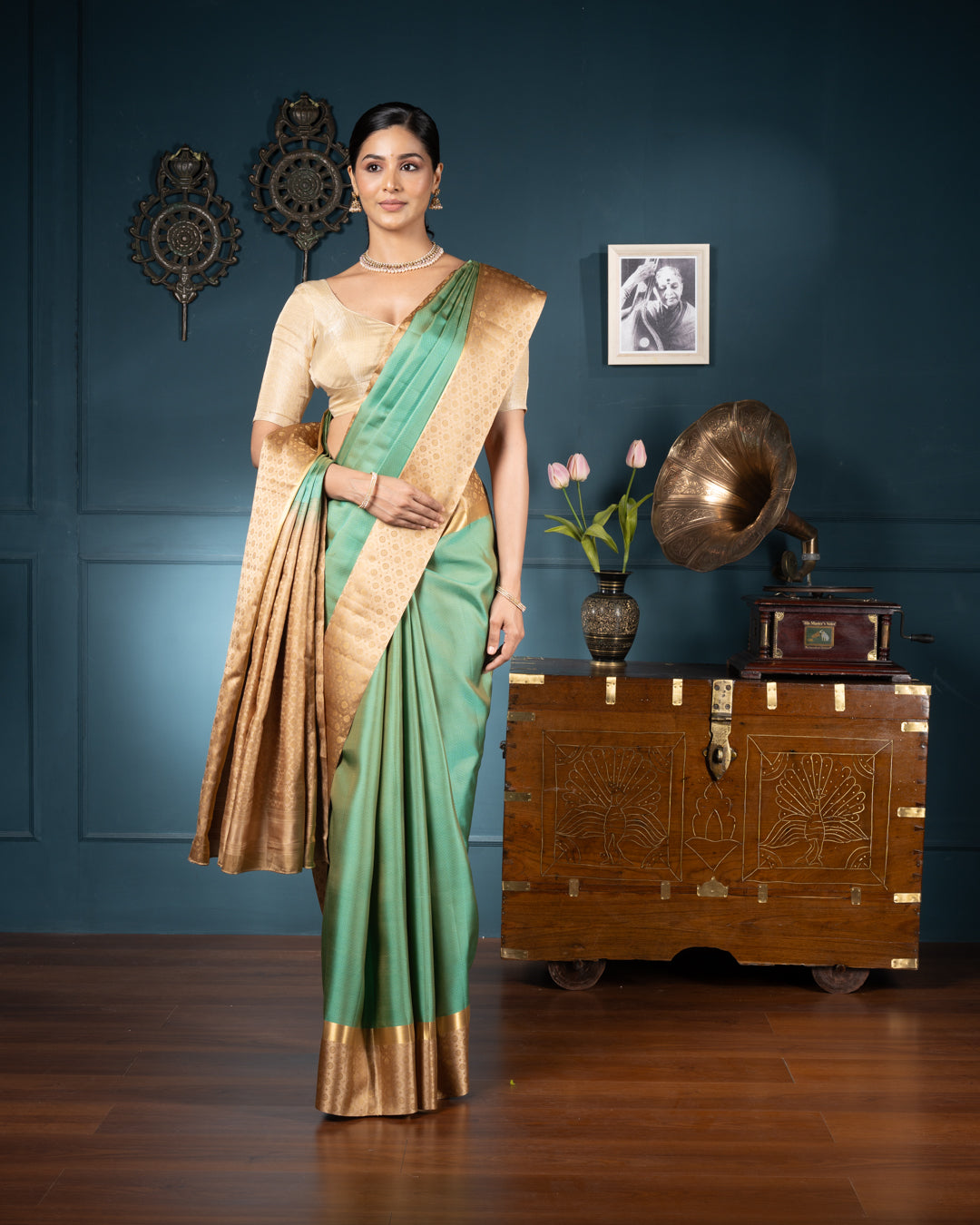 Green Kanchivaram Silk Saree