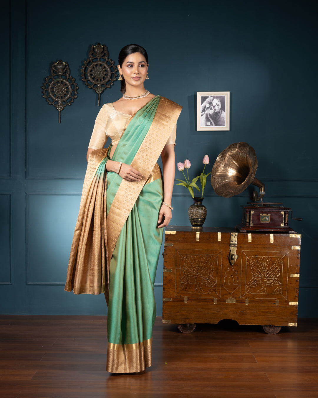 Green Kanchivaram Silk Saree