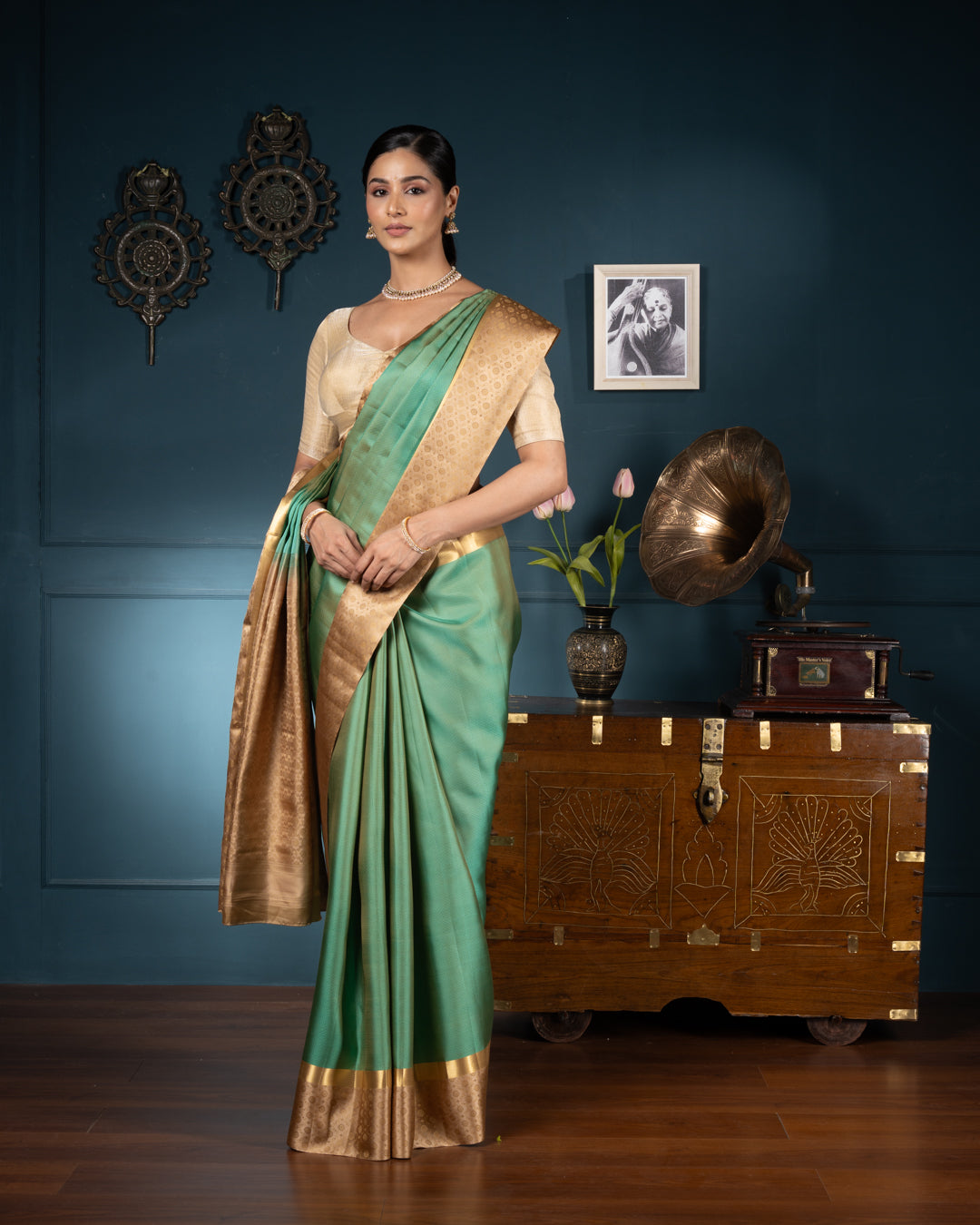 Green Kanchivaram Silk Saree