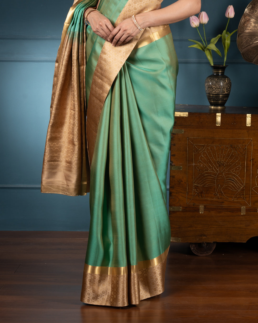Green Kanchivaram Silk Saree