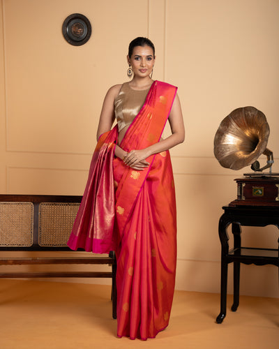 Pink Kanchivaram Silk Saree