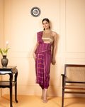 Purple Mysore Silk Saree