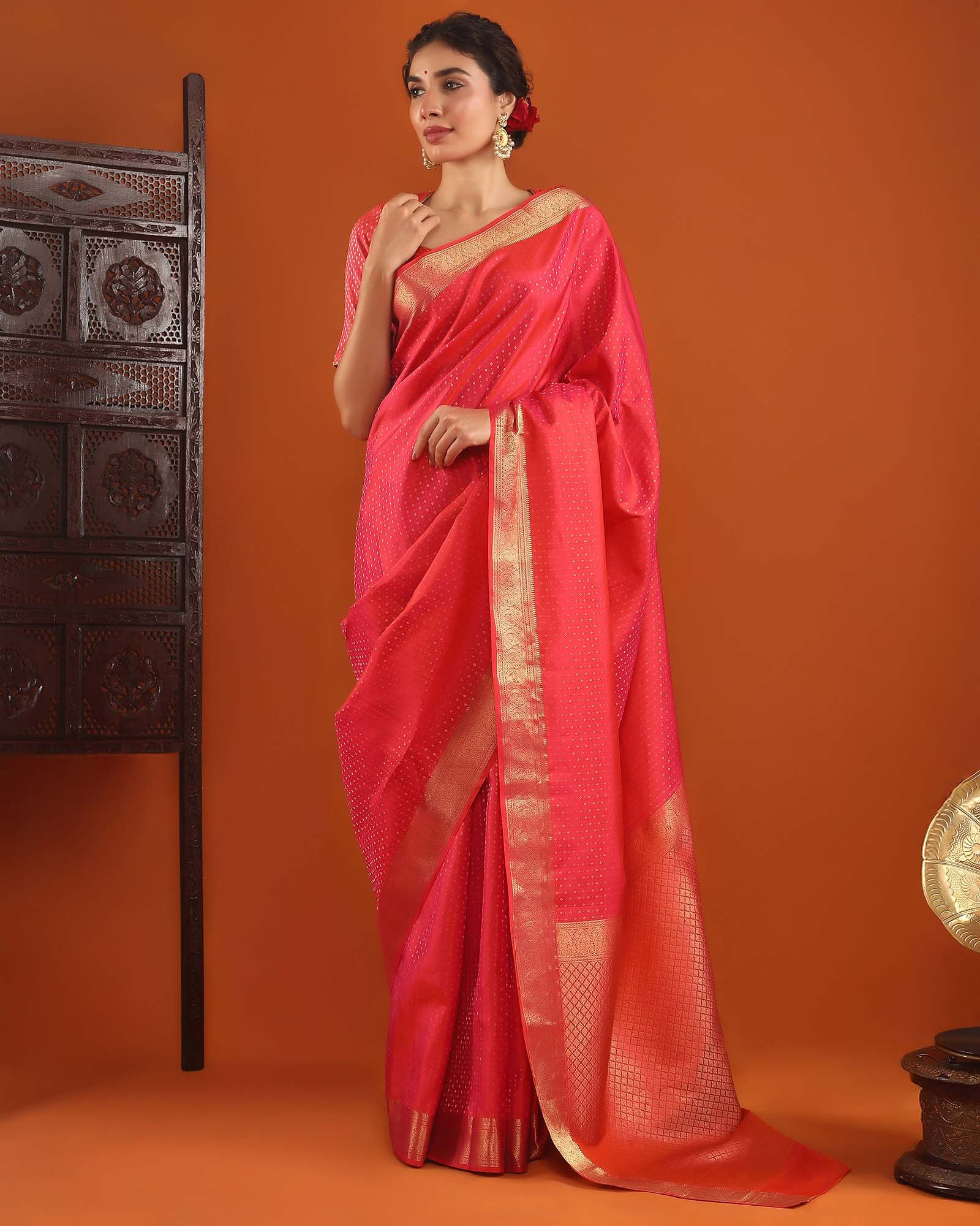 Red Kanchivaram Silk