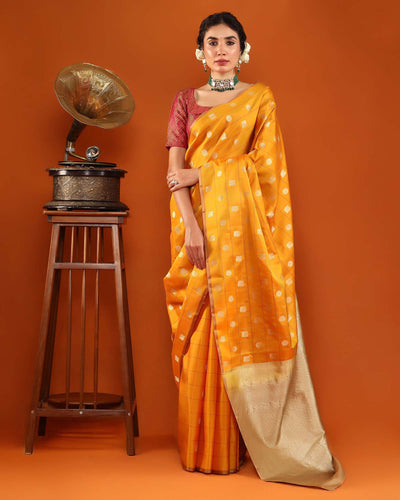 Yellow Kanchivaram Silk