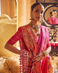 Red Paithani Silk Saree