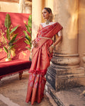 Maroon Kanchivaram Silk Saree