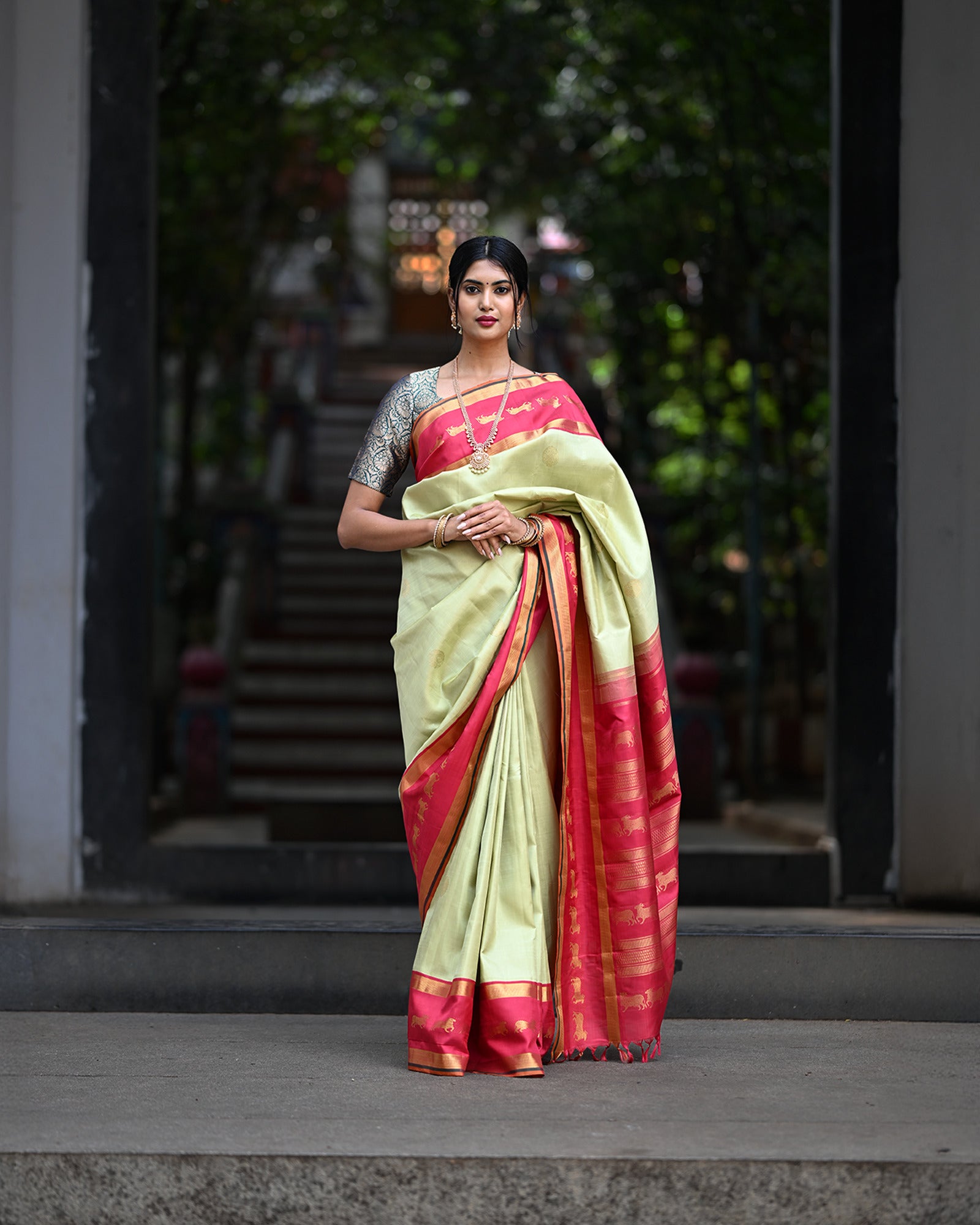 Green Kanchivaram Silk Saree