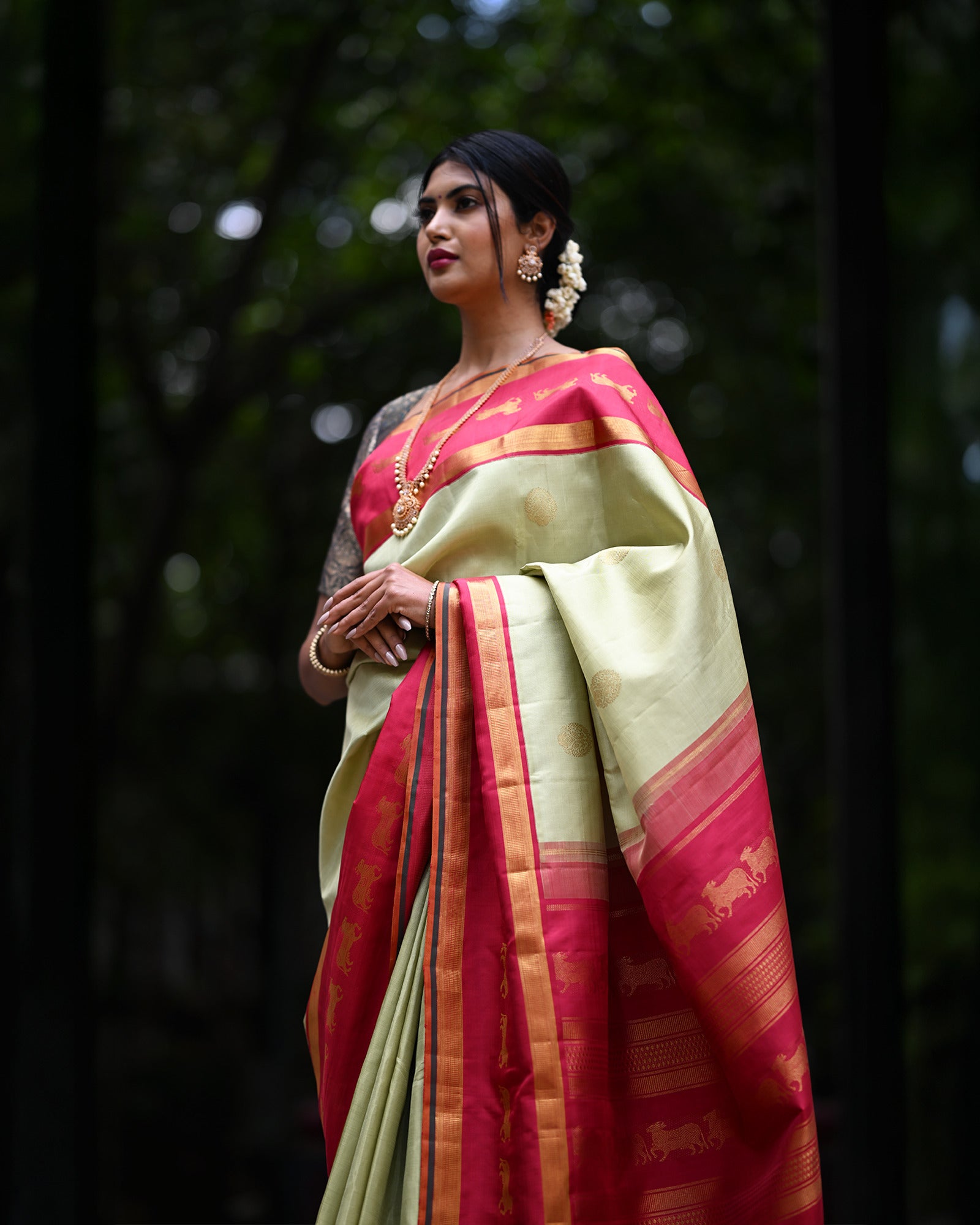 Green Kanchivaram Silk Saree