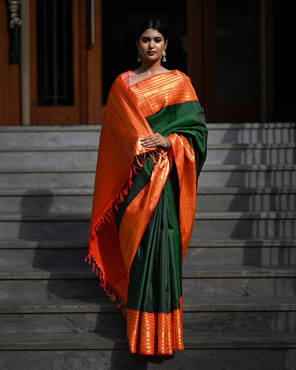 Green Kanchivaram Silk Saree