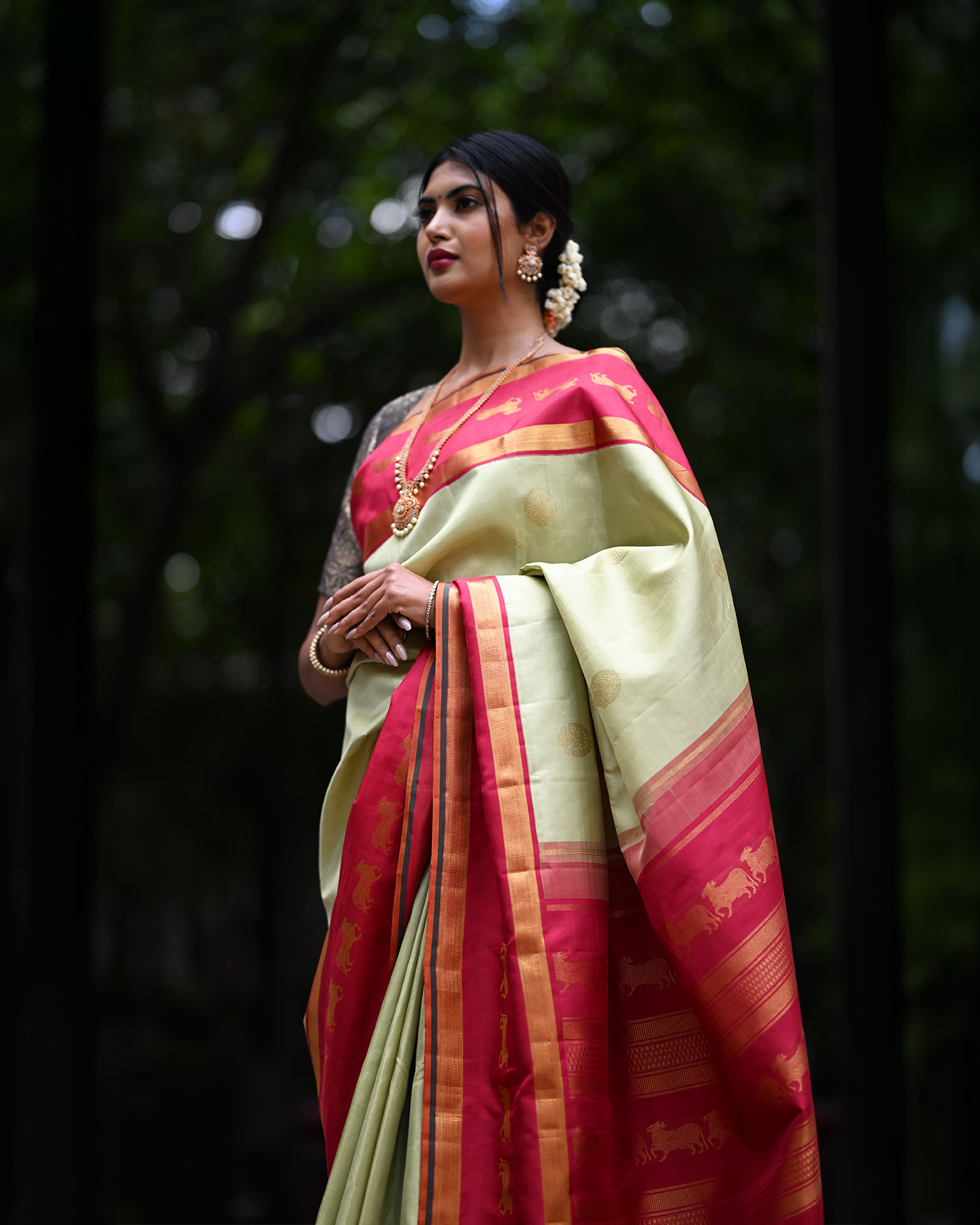 Green Kanchivaram Silk Saree
