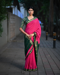 Pink Mysore Silk Saree