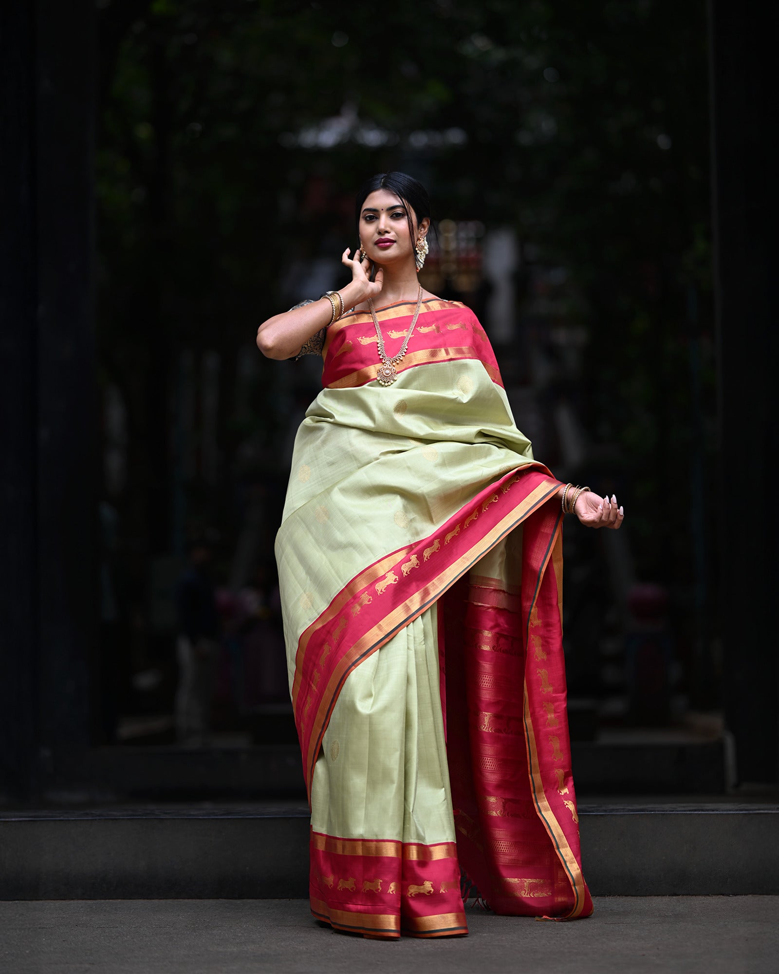Green Kanchivaram Silk Saree