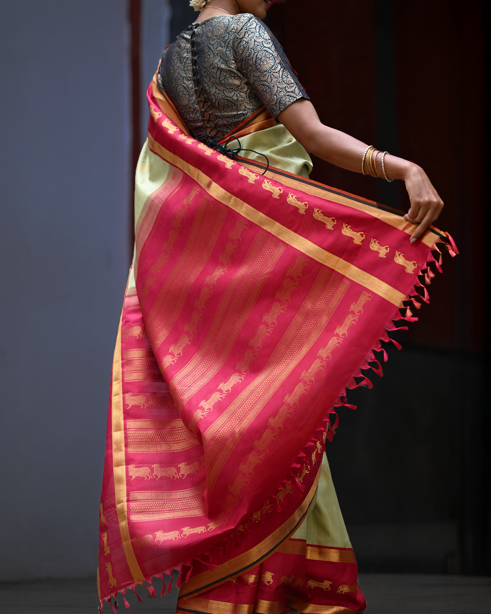 Green Kanchivaram Silk Saree