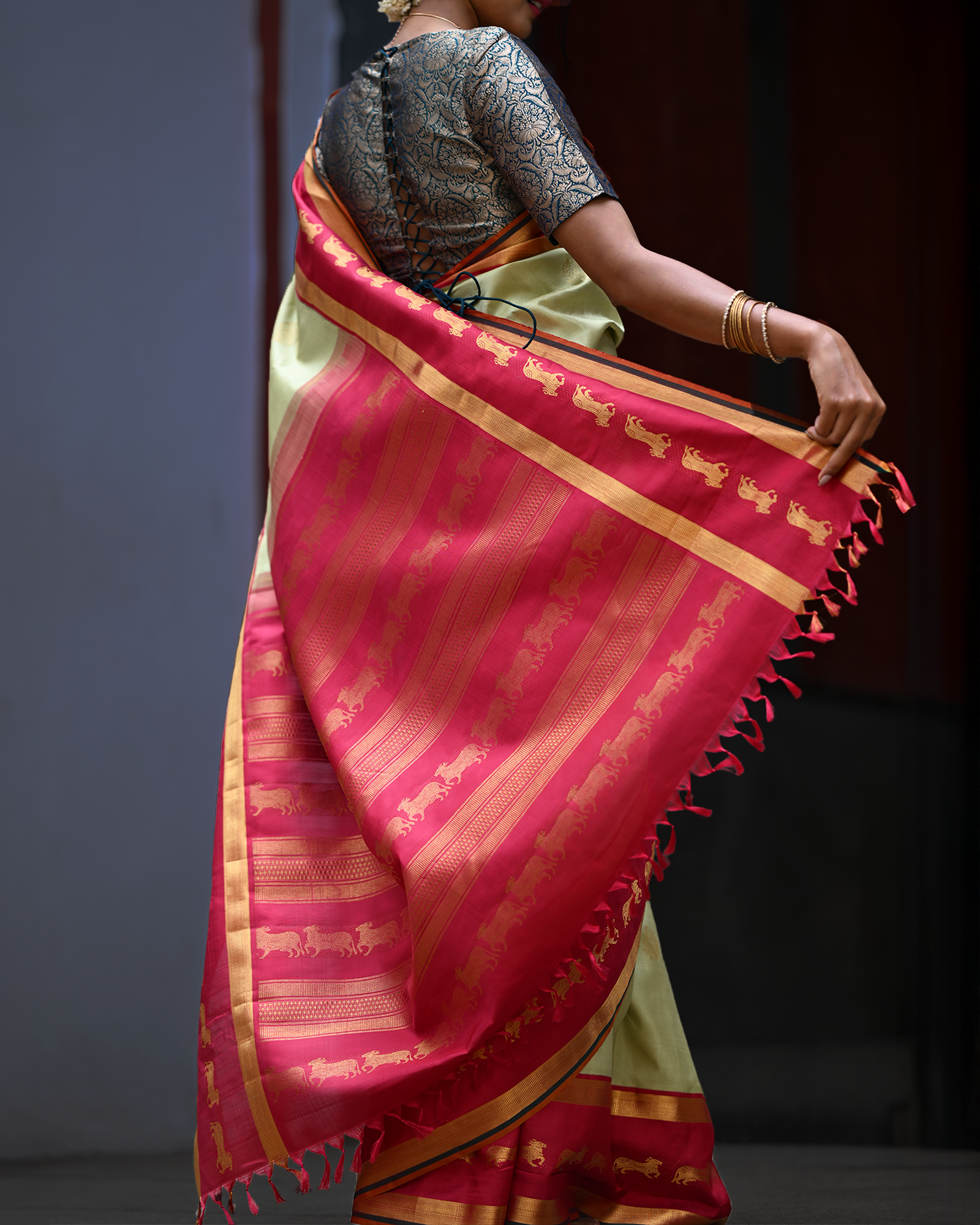 Green Kanchivaram Silk Saree