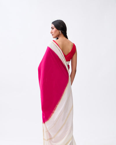 Red Mysore Silk Saree