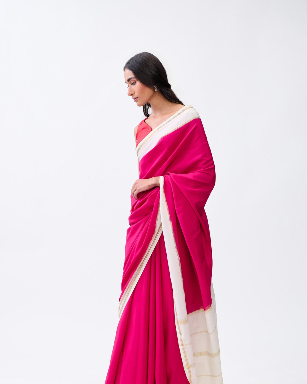 Red Mysore Silk Saree
