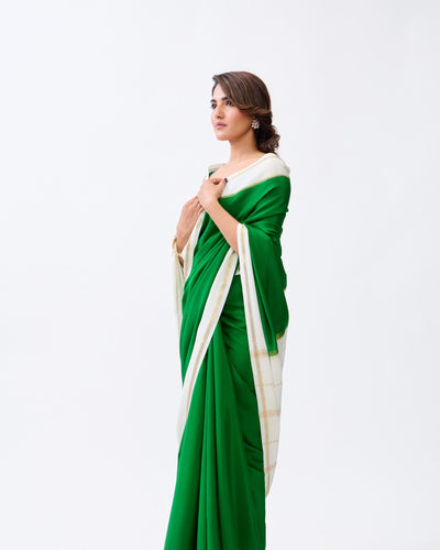 Green Mysore Silk Saree