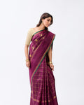 Maroon Kanchivaram Silk Saree