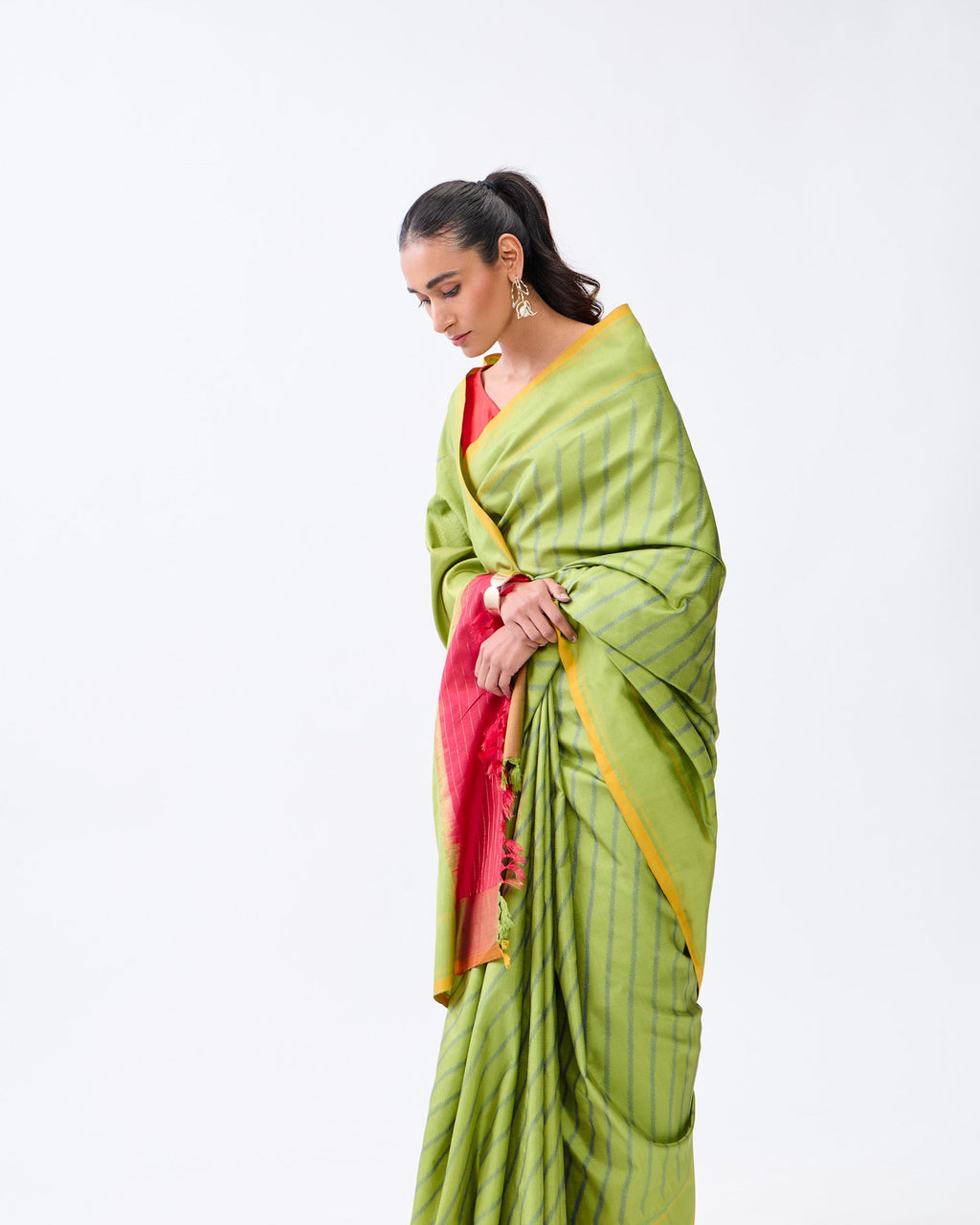 Green Patola Silk Saree