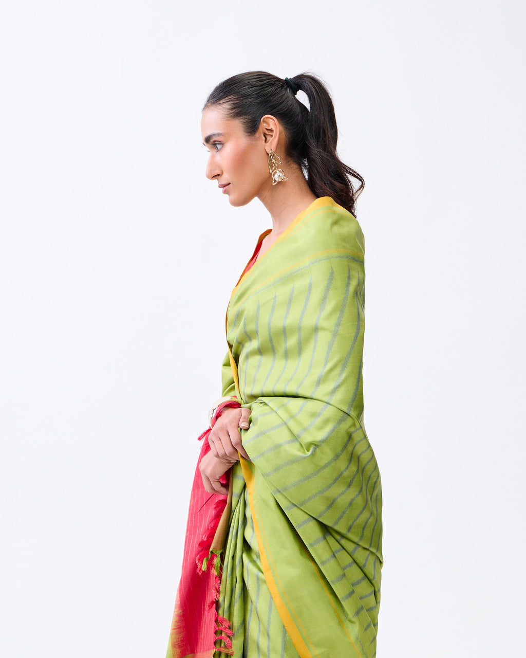 Green Patola Silk Saree