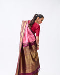 Pink Kanchivaram Silk Saree