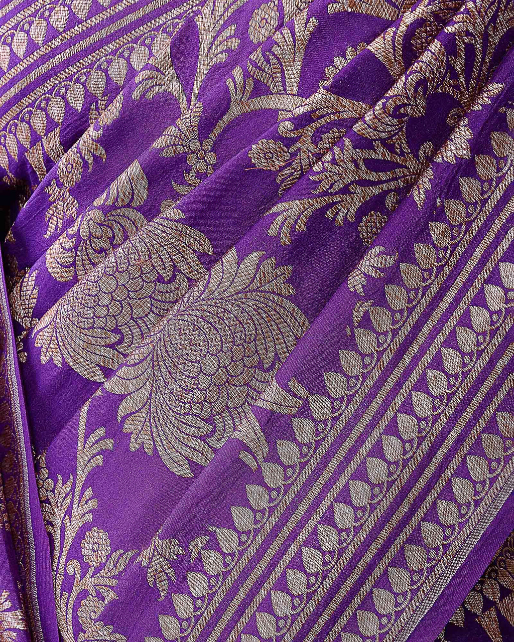 Blue Banarasi Silk Saree