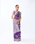 Blue Banarasi Silk Saree