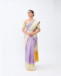 Purple Kanchivaram Silk Saree