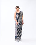 Black Banarasi Silk Saree