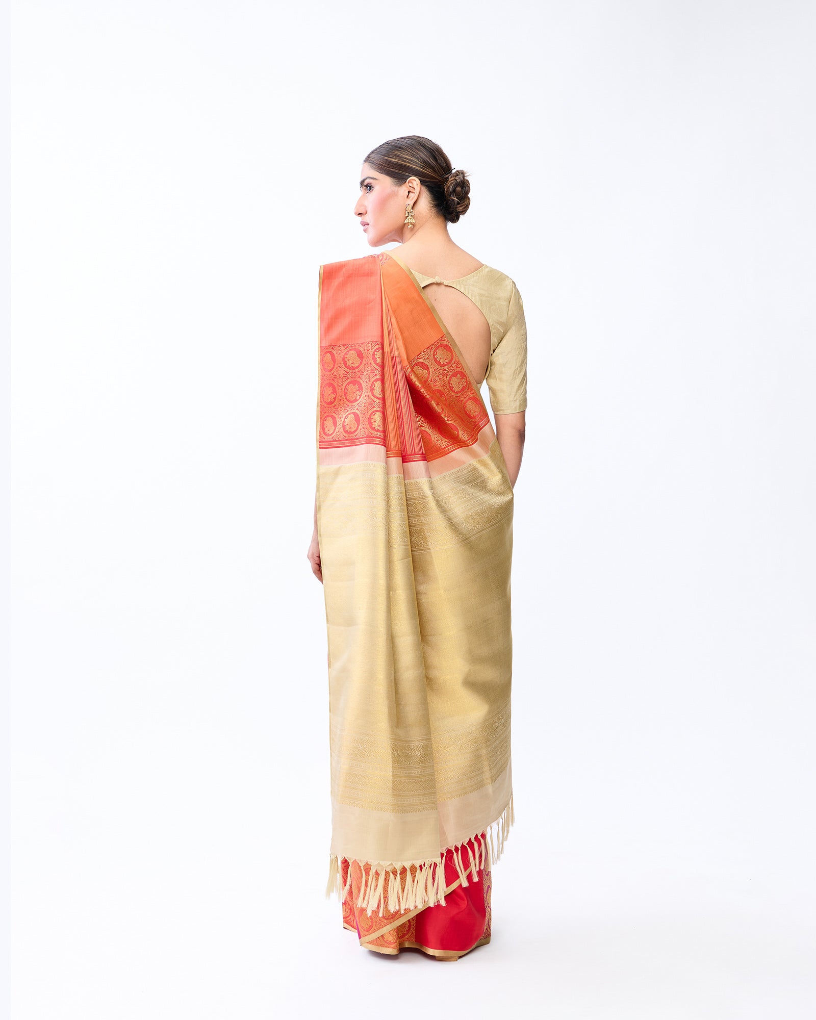 Multicolour Kanchivaram Silk Saree - 096 of 105
