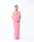 Pink Mysore Crepe Silk Saree