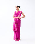 Purple Mysore Crepe Silk Saree