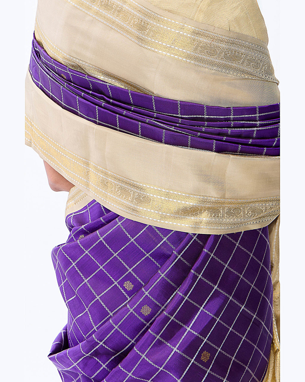 Violet Kanchivaram Silk Saree - 023 of 105