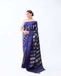 Navy Blue Kanchivaram Silk Saree