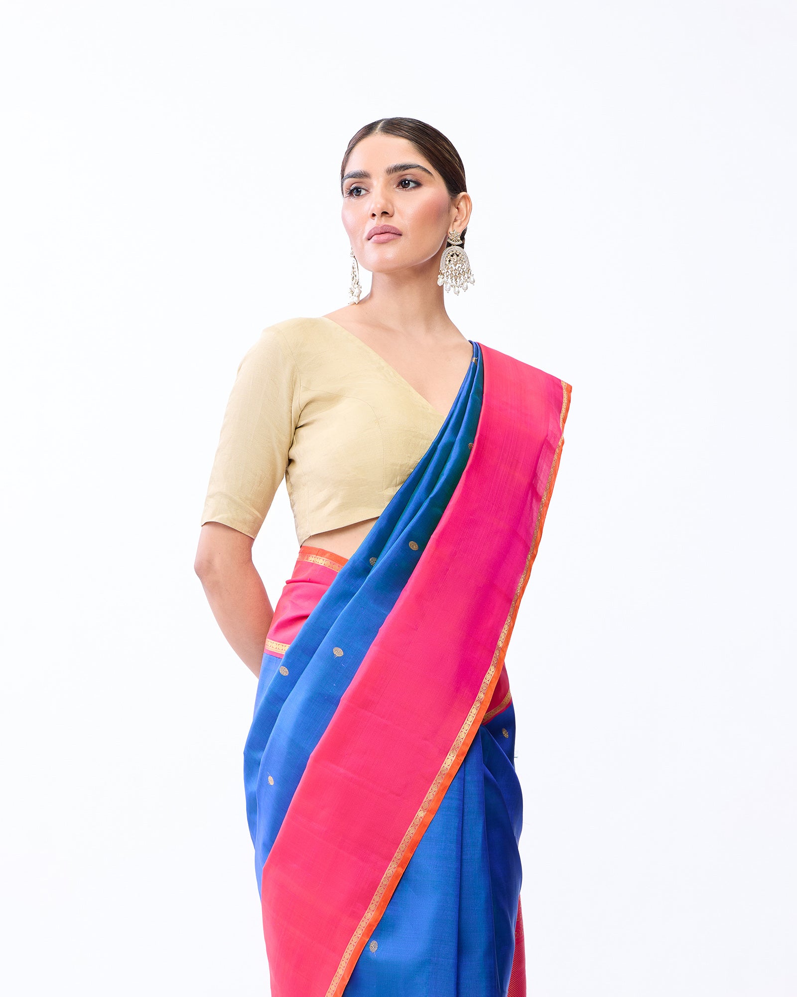 Blue Kanchivaram Silk Saree