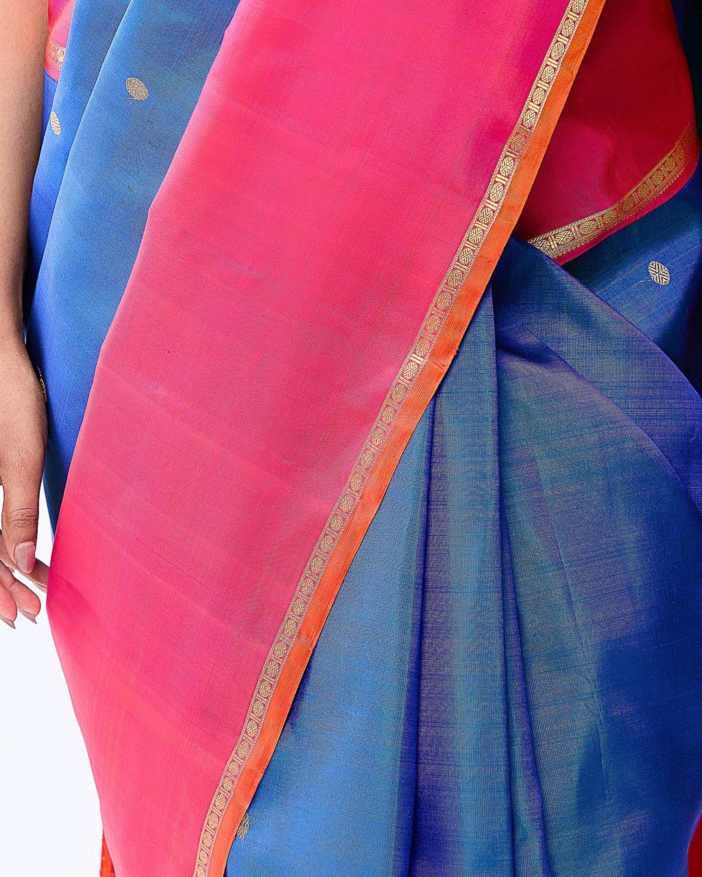 Blue Kanchivaram Silk Saree