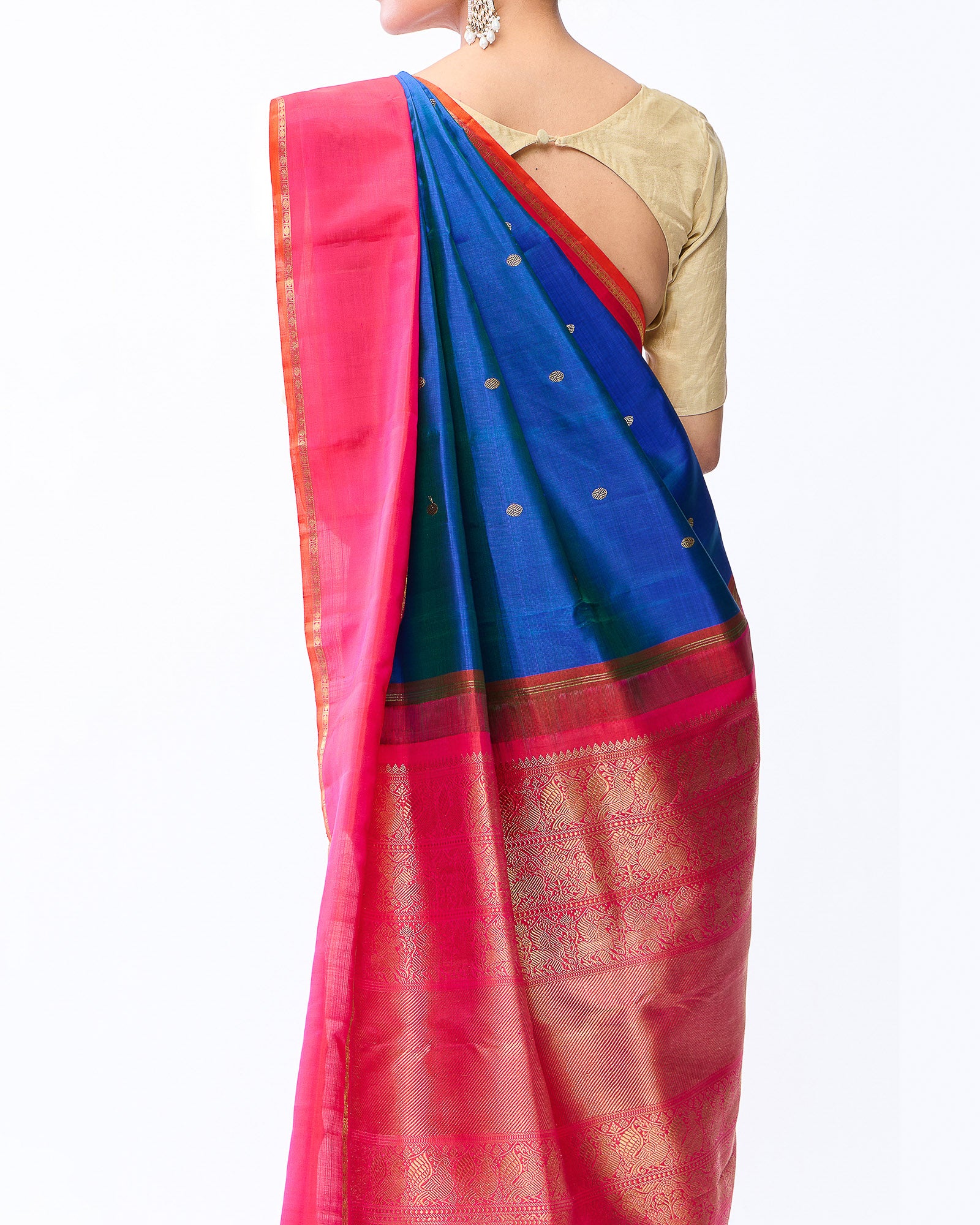 Blue Kanchivaram Silk Saree