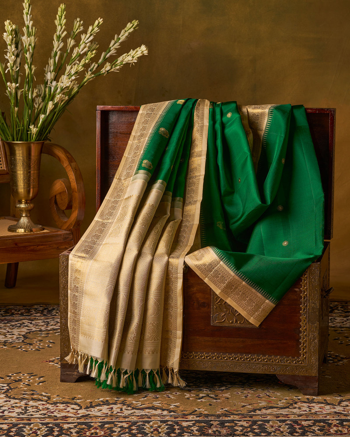 Green Kanchivaram Silk Saree